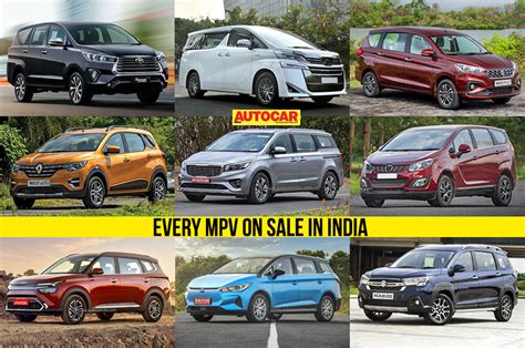 Best MPVs in India .